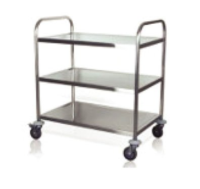 CF SS THREE LEVEL SERVICE TROLLEY