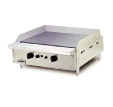 STAINLESS STEEL GAS GRIDDLE-TABLE TOP