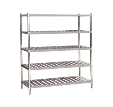 SS FOUR TIER POT RACK SHELF